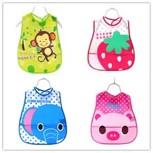 Водонепроницаемые детские нагрудники Обед нагрудники EVA для мальчиков и девочек, младенцев Слюнявчики с рисунком тканые Слюнявчики шарф для детей, забота о кормлении