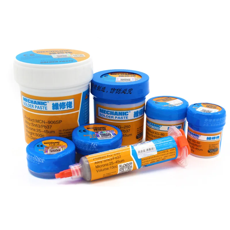 100% оригинал HK механика Sn63/Pb67 флюс паяльной пасты XG-50 для Hakko 936/Saike 852D + паяльная