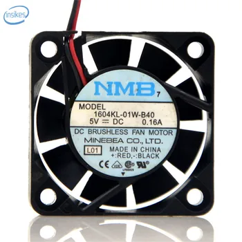 

Original 1604KL-01W-B40 Computer Blower Cooling Axial Fan DC 5V 0.16A 4010 40*40*10mm 6700RPM 2 Wires