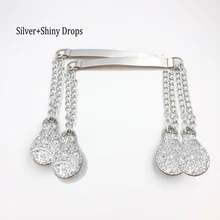 1 пара длинная Кожа PU цепная ручка с разрывом падение конец двойная металлическая цепь для O сумка для EVA Obag женская сумка