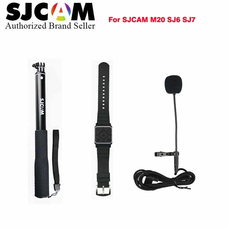 SJCAM Camera Accessories Microphone Remote control font b Selfie b font font b Stick b font