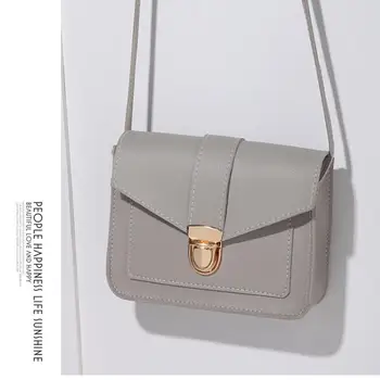 

Leather Handbag Women Bags Fashion Small Shoulder Bag Casual Crossbody Bags Simple Coin Purse Retro Mini Shoulder Bag Handbag
