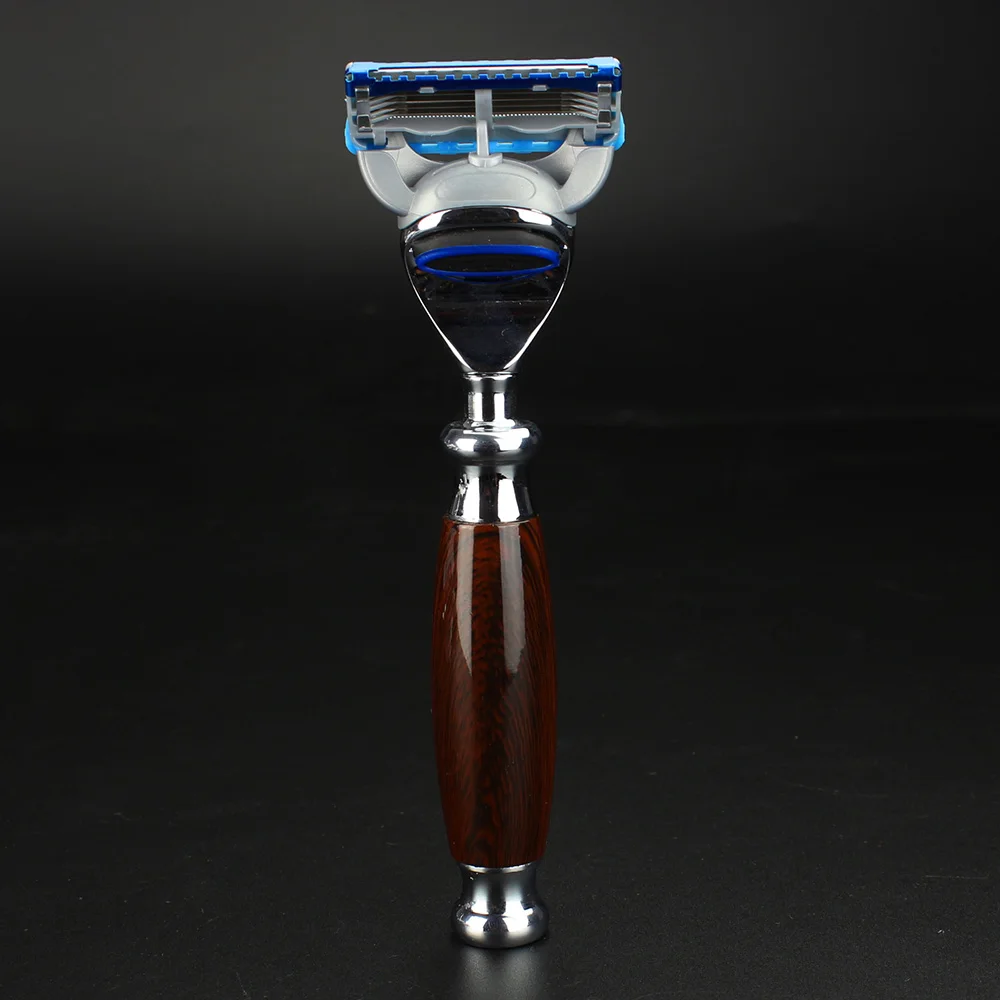 

5 layer high-grade manual razor razor old-fashioned resin handle razor men's beard knife travel suit