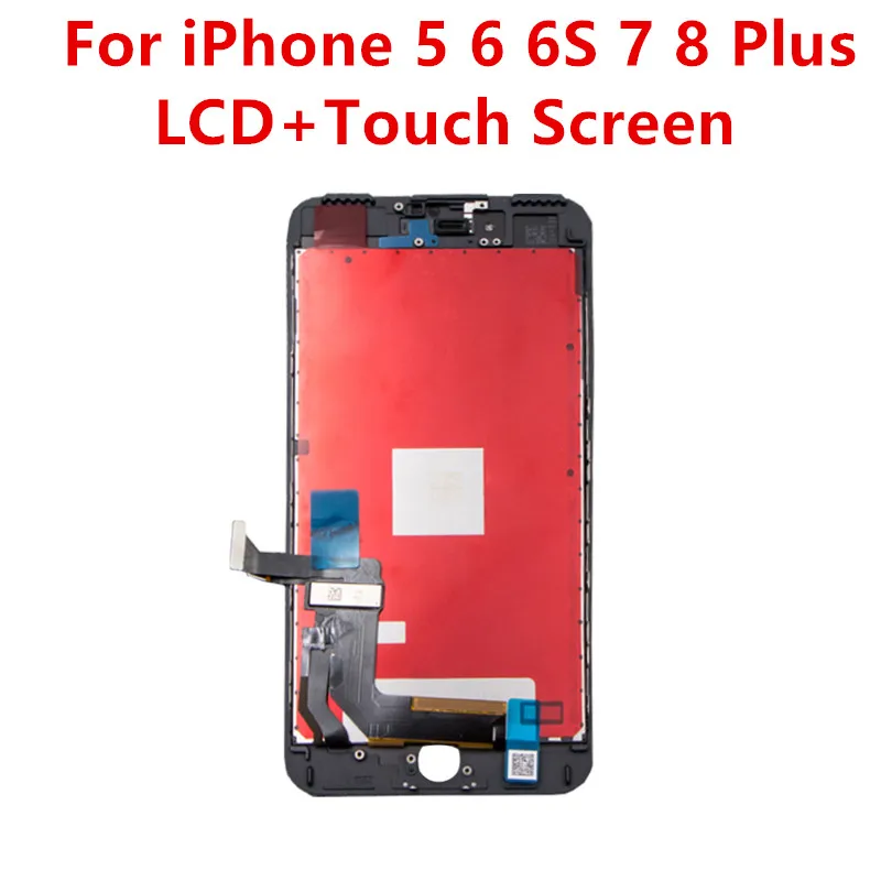 Для iPhone 5 6 S 7 8 плюс ЖК-дисплей Дисплей Сенсорный экран планшета Ассамблеи телефон