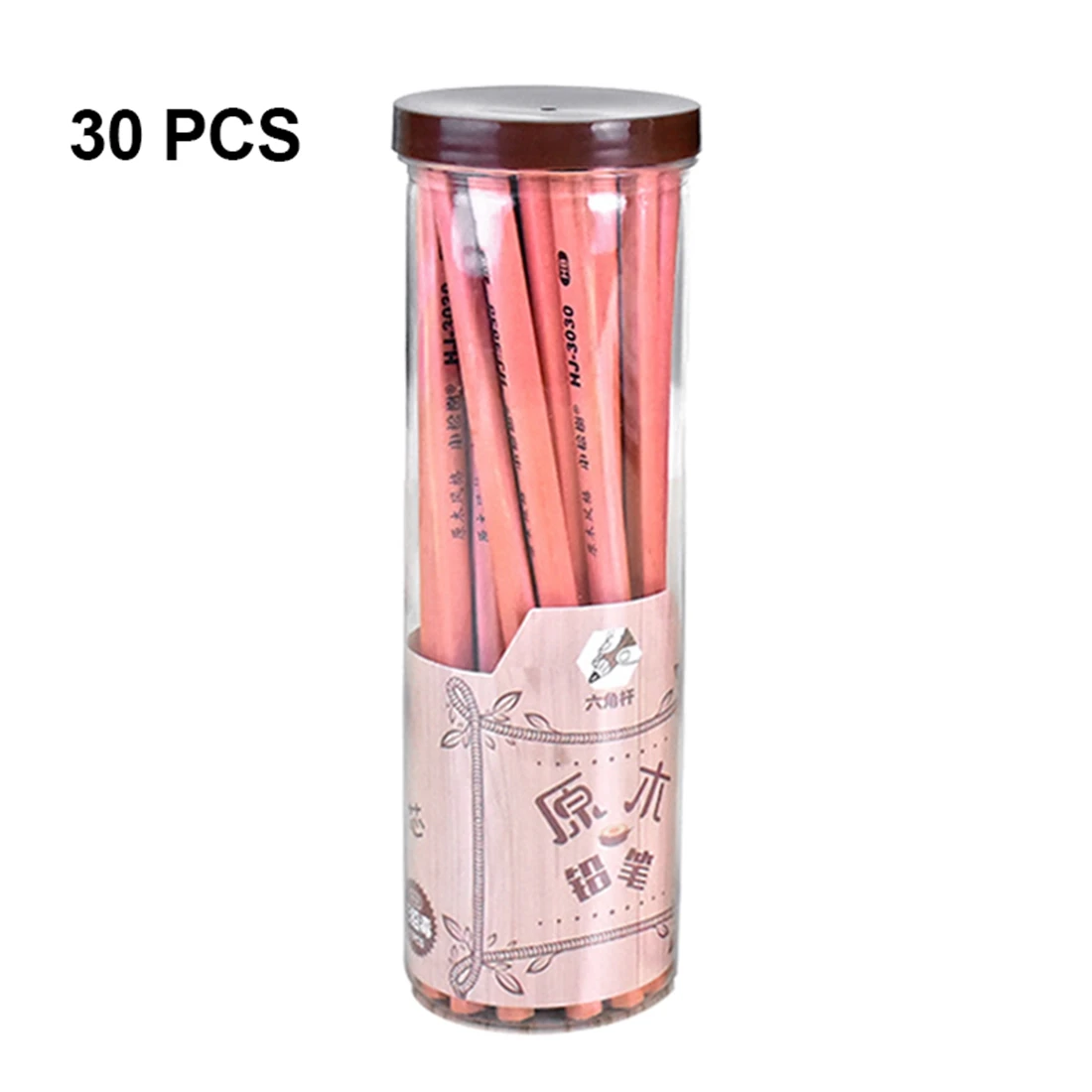 

30pcs nontoxic HB wood pencils hexagonal pencil barrel easy to roll sketch sketching pencil student pencil