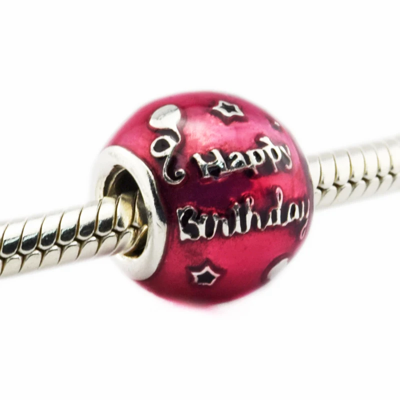 Fits Pandora Bracelets Birthday Celebration Charm 100 925 Sterling