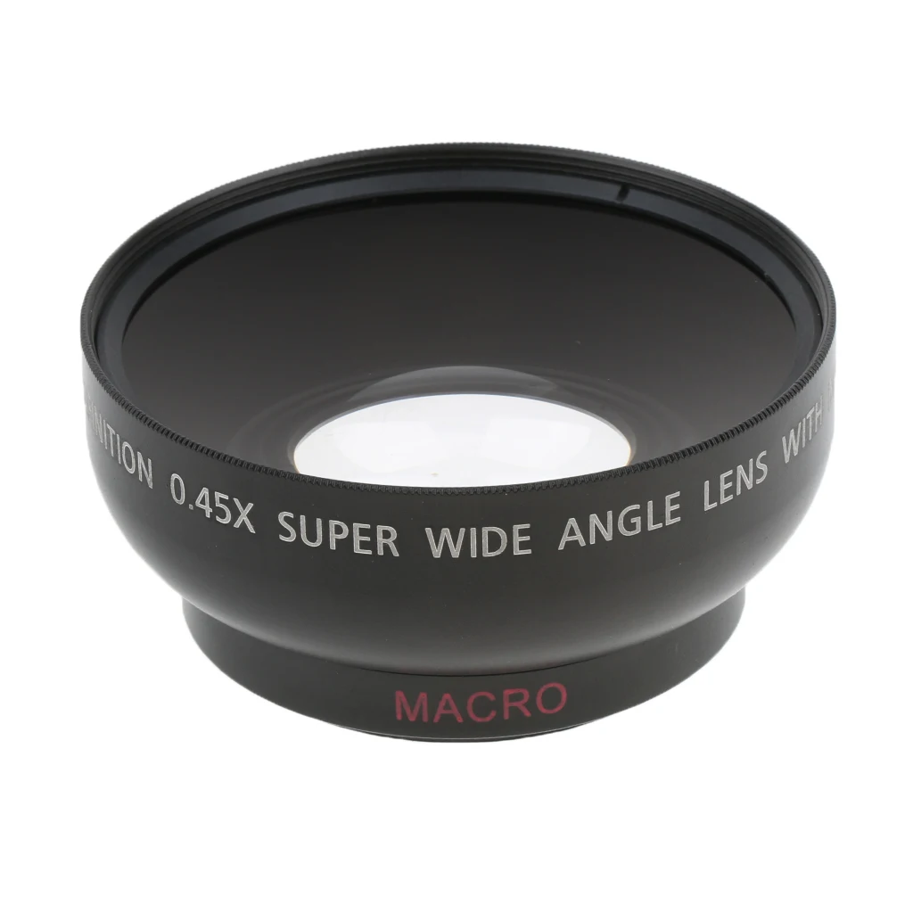 43 мм 0.45x Широкоугольный объектив с макро для Canon Nikon Sony Pentax 52 резьба DSLR
