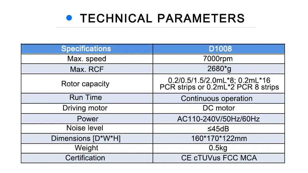 D1008 Palm Micro Centrifuge-7