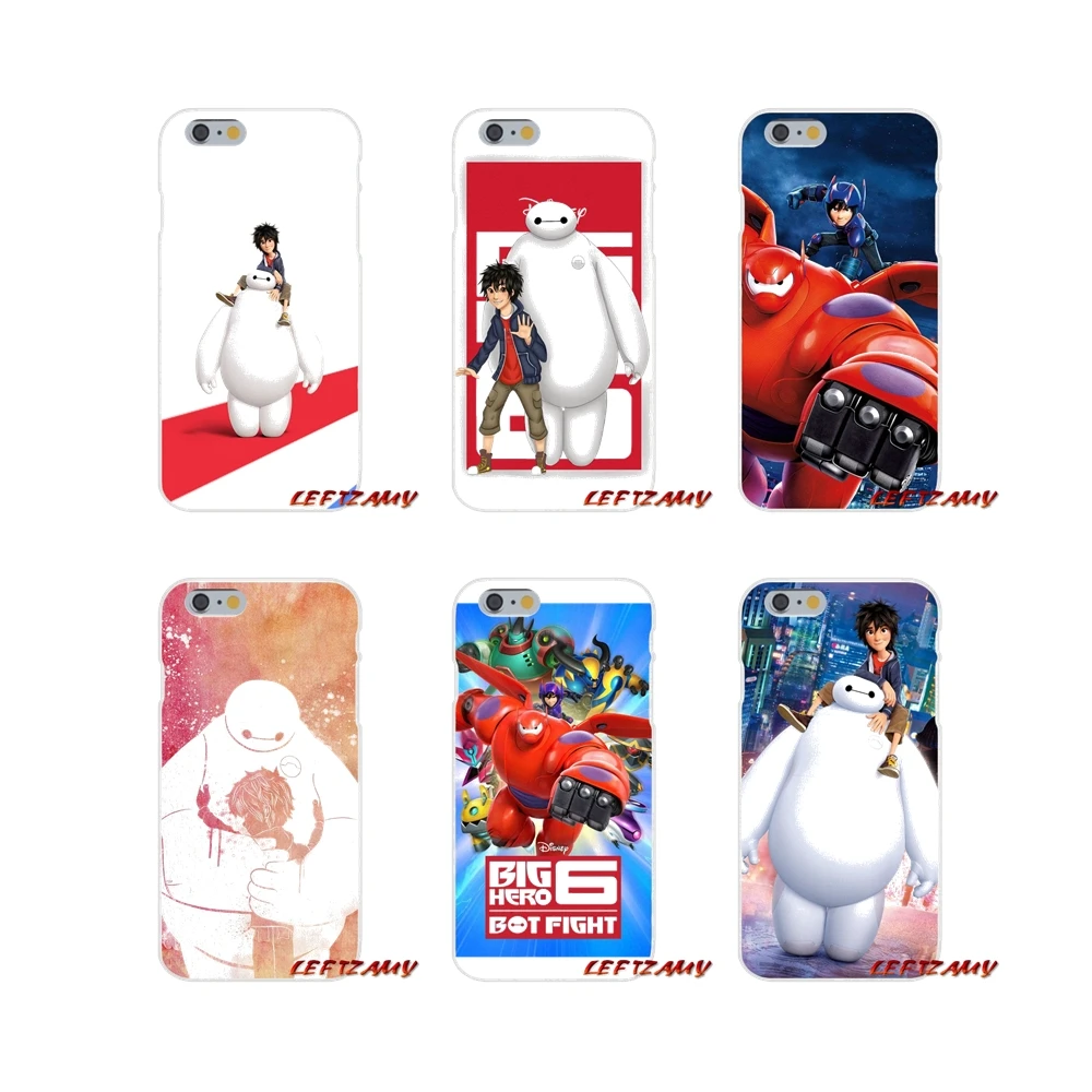 Accessories Phone Shell Covers cartoon movie Big Hero For iPhone X XR XS MAX 4 4S 5 5S 5C SE 6 6S 7 8 Plus | Мобильные телефоны и