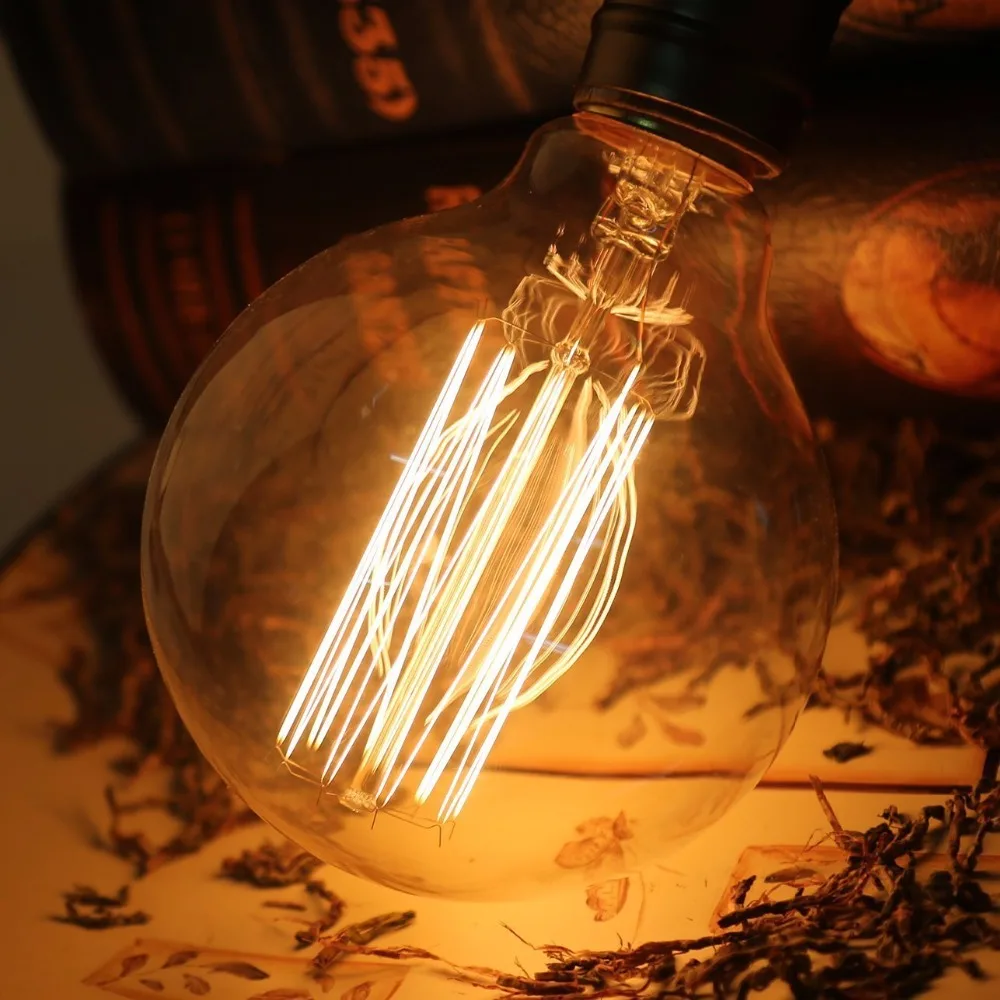 Марочные шарики edison лампа E27 220V 40W подвесной светильник в стиле ретро G125 T45 T30 G80