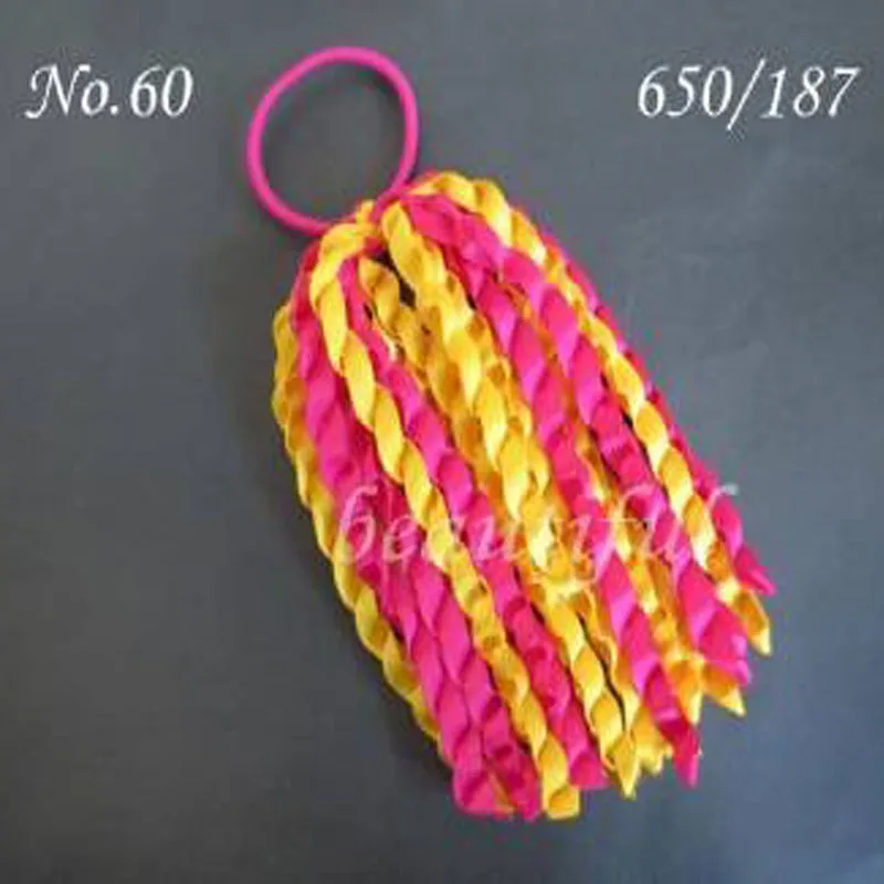 

18 pcs for Girl Hair Accessories 6" B- Braid Ponytail Streamers Elastic