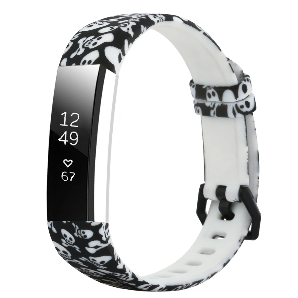  Ghost TPU Soft Silicone Small Strap Bracelet for Kids Fitbit Alta HR /Alta /Ace replacment band Wri - 32896603736