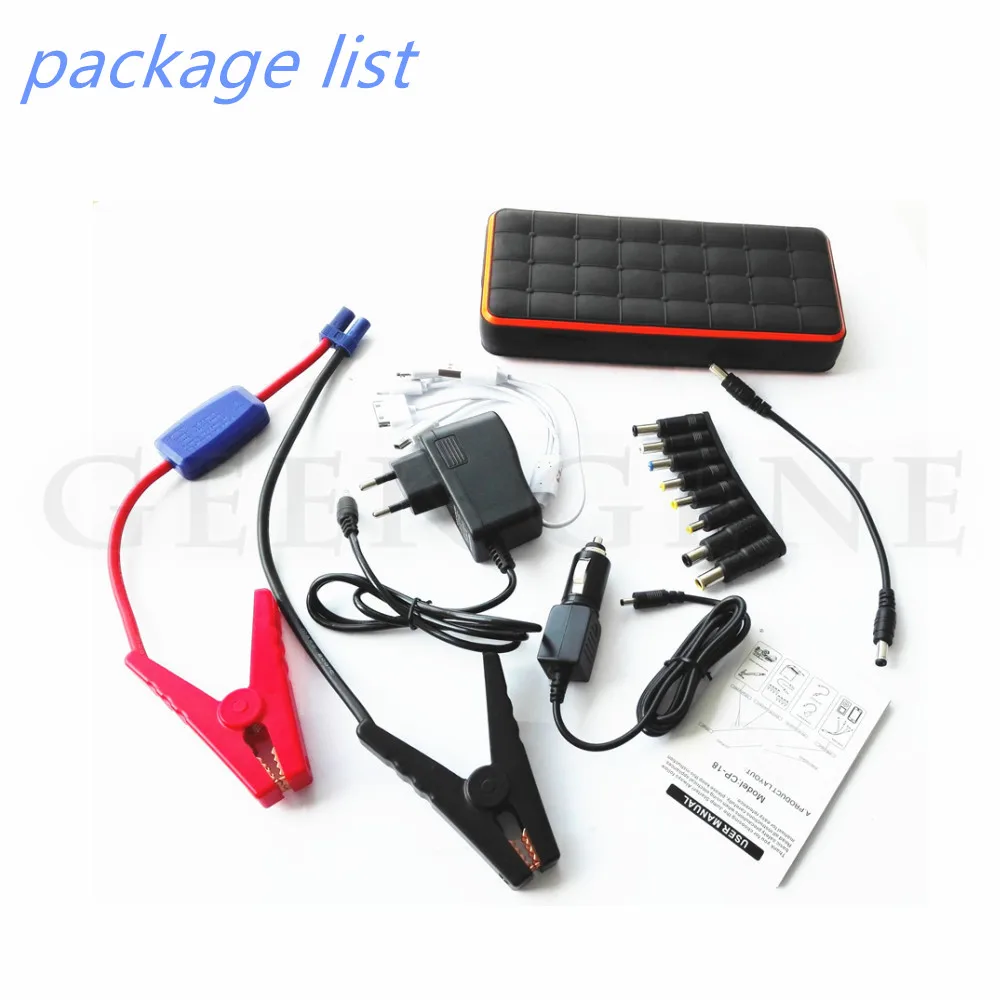 

New Top Jump Starter for Car engine Power bank 12V charger for car battery petrol Diesel starting device car charger Waterproof