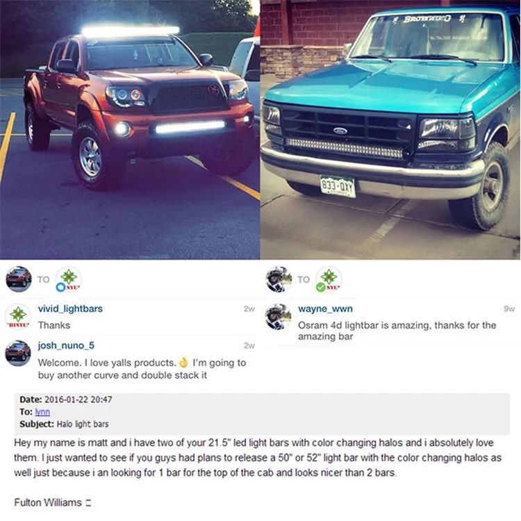2016 New Design ! RGB led deck rail light for Truck Vehicle 