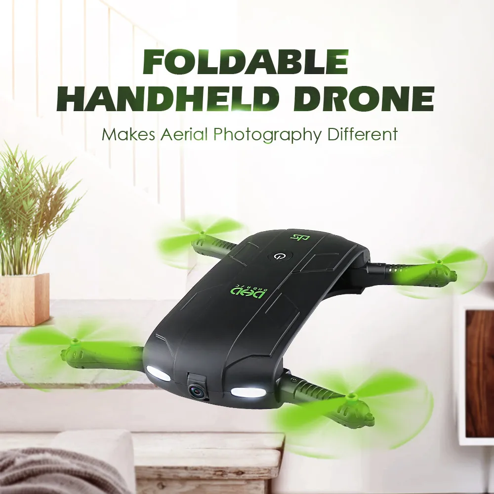 

JJRC DHD D5 Foldable 30W WiFi FPV Camera Altitude Hold Phone Control Quadcopter mini folding four-axis aircraft F21906