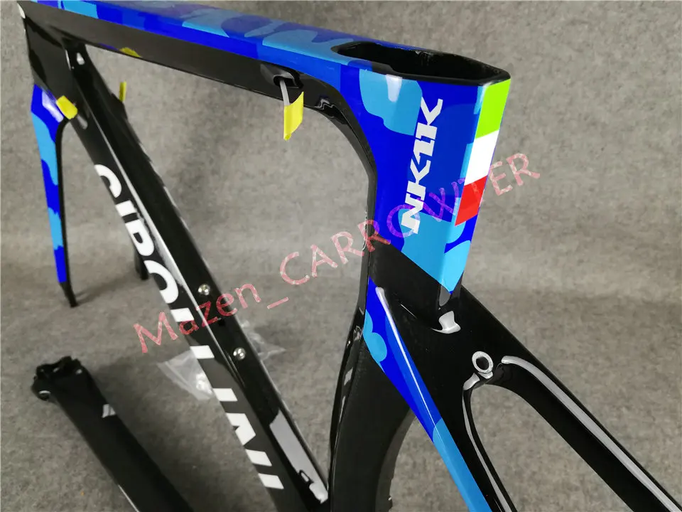 Камуфляж синий T1000 3 K/1 K CARROWTER велосипед Cipollini NK1K карбоновые рамы для дорожного велосипеда с BB68/BB30 матовый/глянцевый