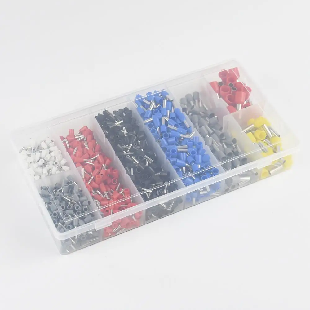 EElabper Insulated Ferrule Wire Ferrules Kit Wire End Ferrules Insulated Wiring Terminals 1200 Pcs EElabper Insulated Ferrule Wire Ferrules Kit Wire End Ferrules Insulated Wiring Terminals 1200 Pcs