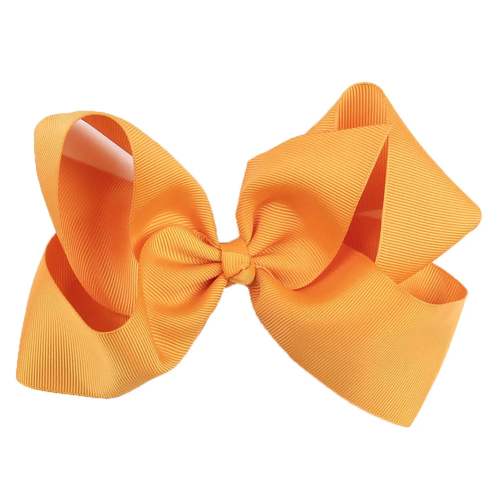 Yundfly 1PCS 6 Inch Big Ribbon Bow Hairpin Baby Girls Bow Clips Kid Hair Clip Boutique Hair Accessories(Color:20 Colors) baby accessories Baby Accessories