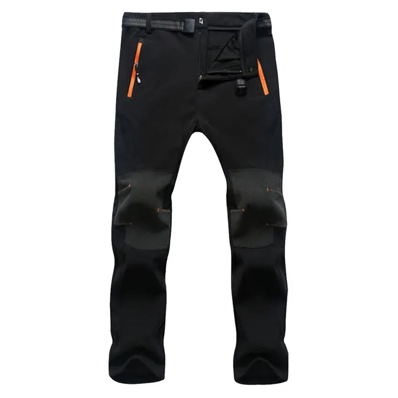 

MoneRffi Fashion Men's Autumn Winter Fleece Thermal Waterproof Outdoor Pants Clearance Sale Men Bodybuilding Windproof Trousers