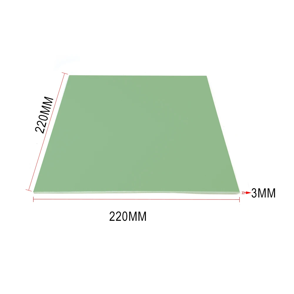 220x220x3 мм 3d принтер, плита для сборки 3d принтера, полипропиленовая пластина для Anet A8 A6 Prusa I3 VS стеклянная пластина