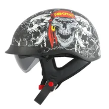 THH T7 2Harley Motor road Bike downhill Vintage motorcycle helmet vintage helmet skull half helmet summer