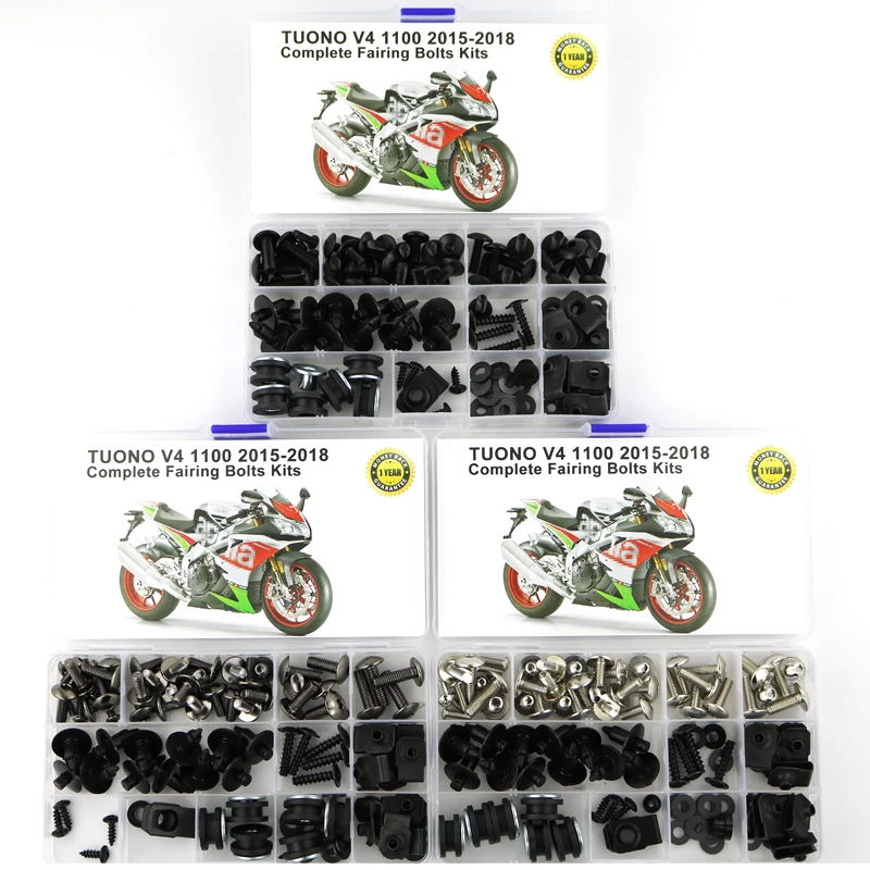 Подходит для Aprilia Tuono V4 1100 2015 2016 2017 2018 обтекатель мотоцикла полный Болты комплект