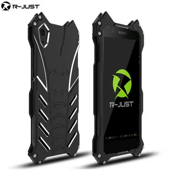 

R-Just Batman Design Metal Aluminum Alloy Armor Hard Case For Sony Xperia XA1 Cover Phone Cases Protective Shell Skin Coque Capa