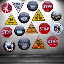 WiFi кофе нерегулярные жестяные вывески винтажная табличка металлическая стена кафе-гараж паб домашний Ресторан Искусство Декор U-9