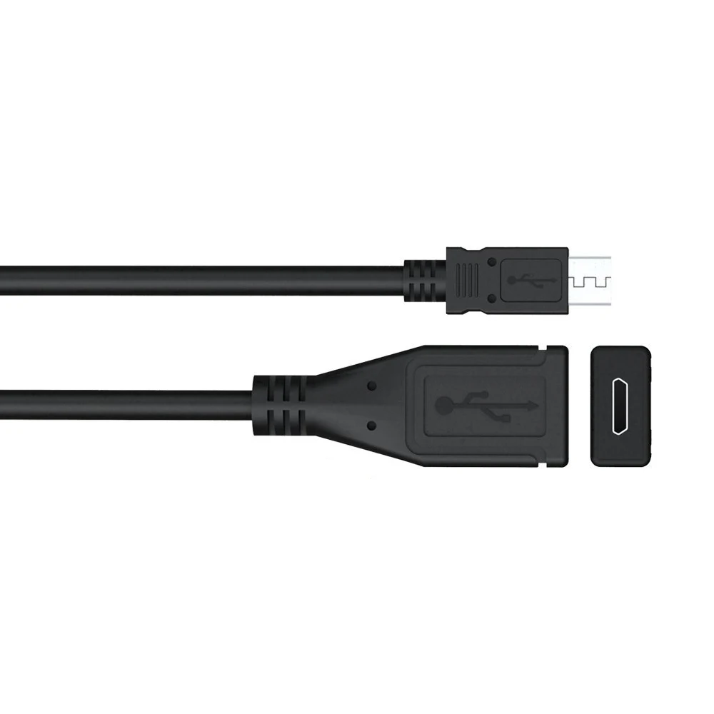Удлинительный кабель Micro USB 5 в 2 А адаптер питания микро разъем шнур 1 м 3 МР для IP