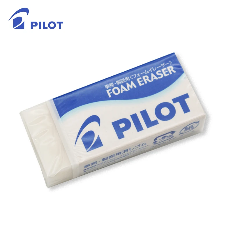 Pilot Japan ER-F6 Ластик резиновый нетоксичный Защита окружающей среды быстро стирает карандаш письма - Цвет: Белый