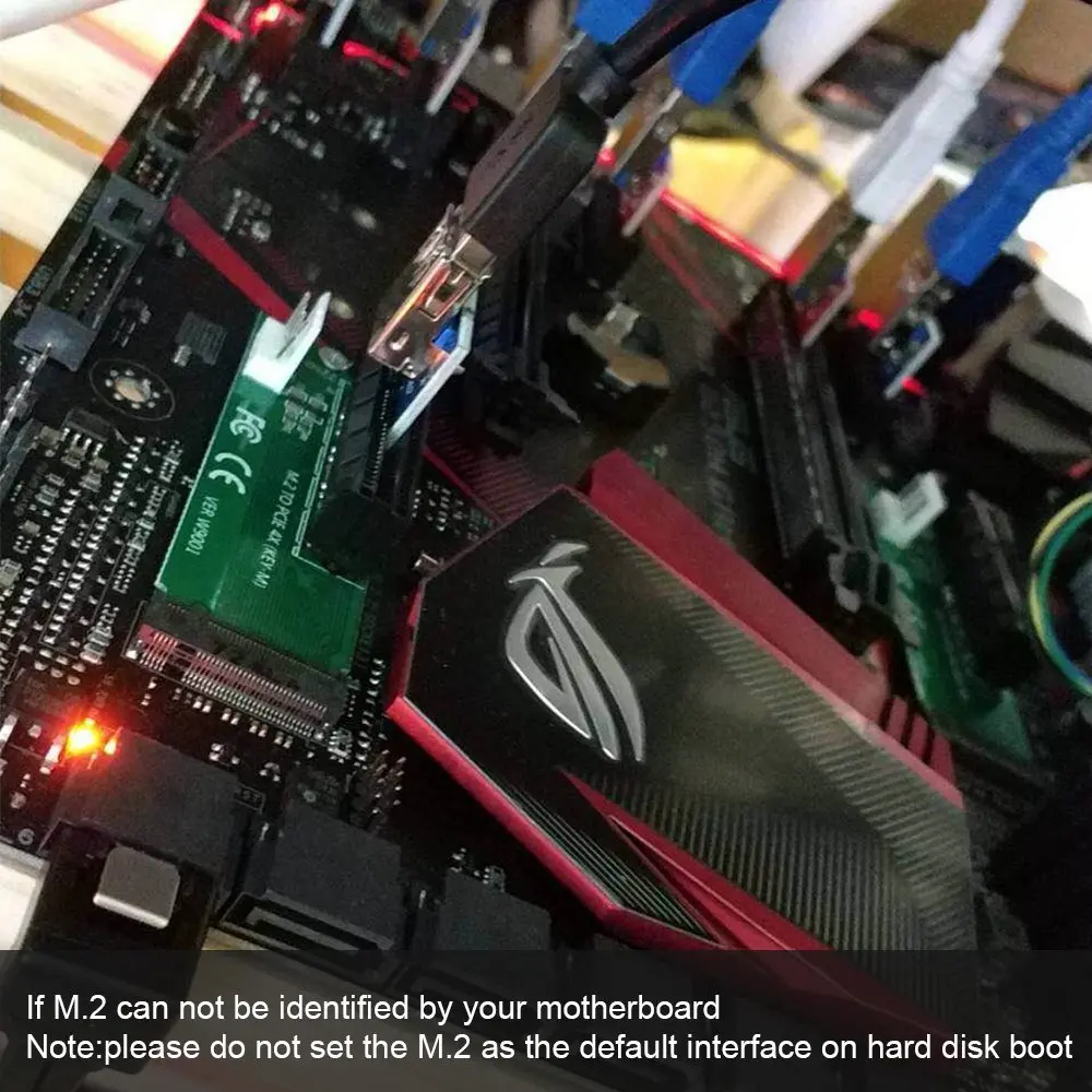 Hot Sell NGFF To PCI-E Riser Card M.2 Port To PCIE Expansion Card NGFF To PCI-E X4 Slot Adapter For BTC Miner Mining Machine Hot Sell NGFF To PCI-E Riser Card M.2 Port To PCIE Expansion Card NGFF To PCI-E X4 Slot Adapter For BTC Miner Mining Machine