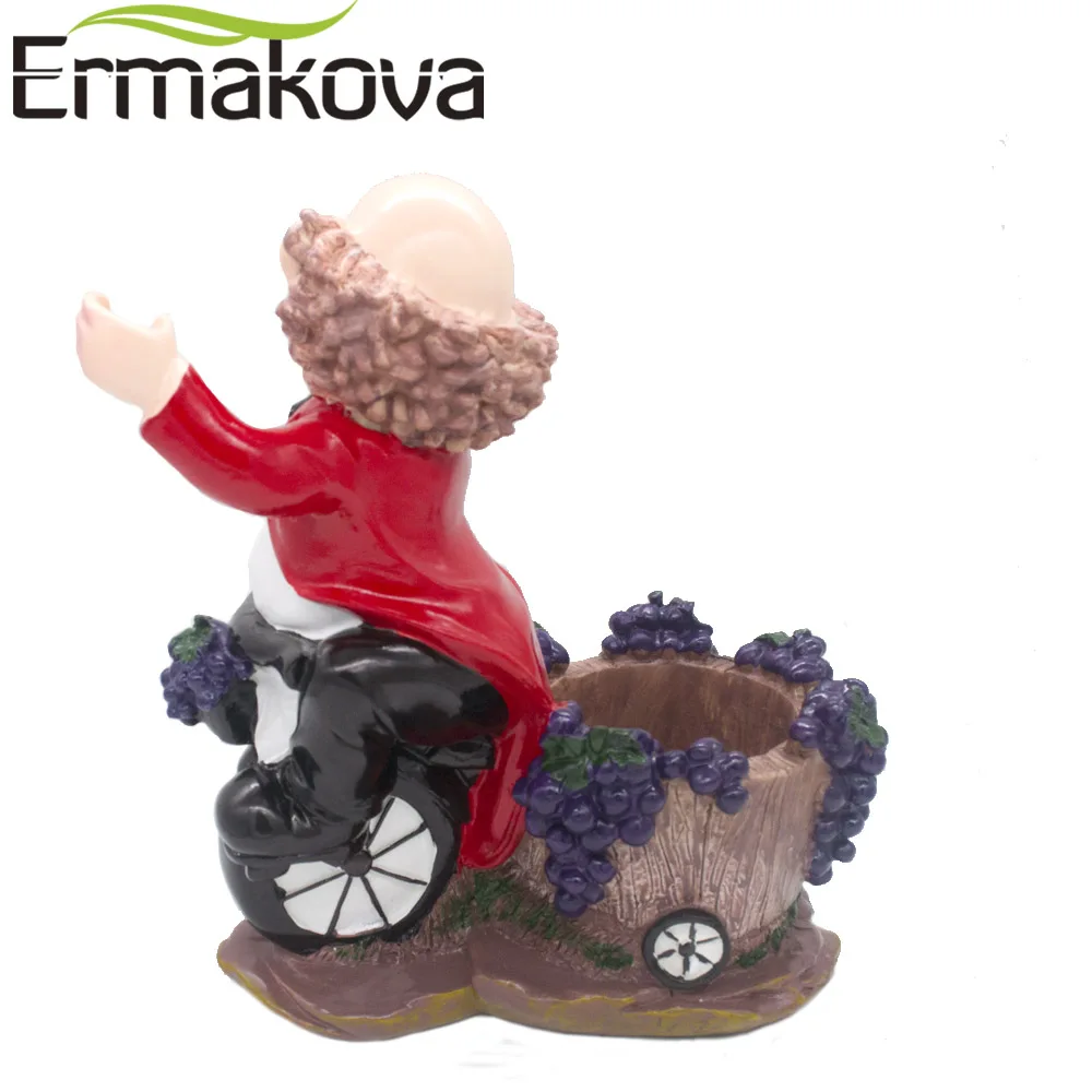ERMKAOVA стойка для вина из смолы шеф повара Держатель Для Бутылки Вина Стеклянный