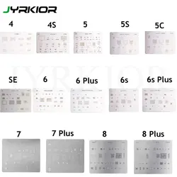 Jyrkior для iPhone 4 4S 5 6 6 P 6 S 7 7 P 8 8 P 14 шт./компл. IC чип многоцелевой bga-трафарет шаблона