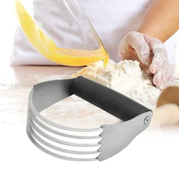 

Household Stainless Steel Pastry Blender Home Flour And Oil Mixer Biscuit Play Powder Device Durable Cream Cutter Kitchen Tools