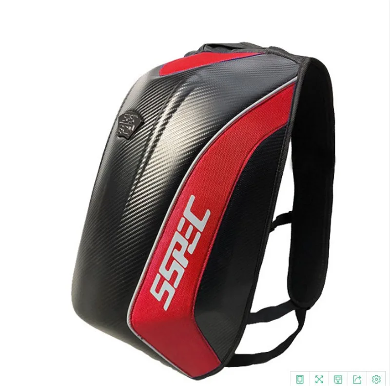 Motorcycle backpack Unisex outdoor riding bag 4 color student computer ...