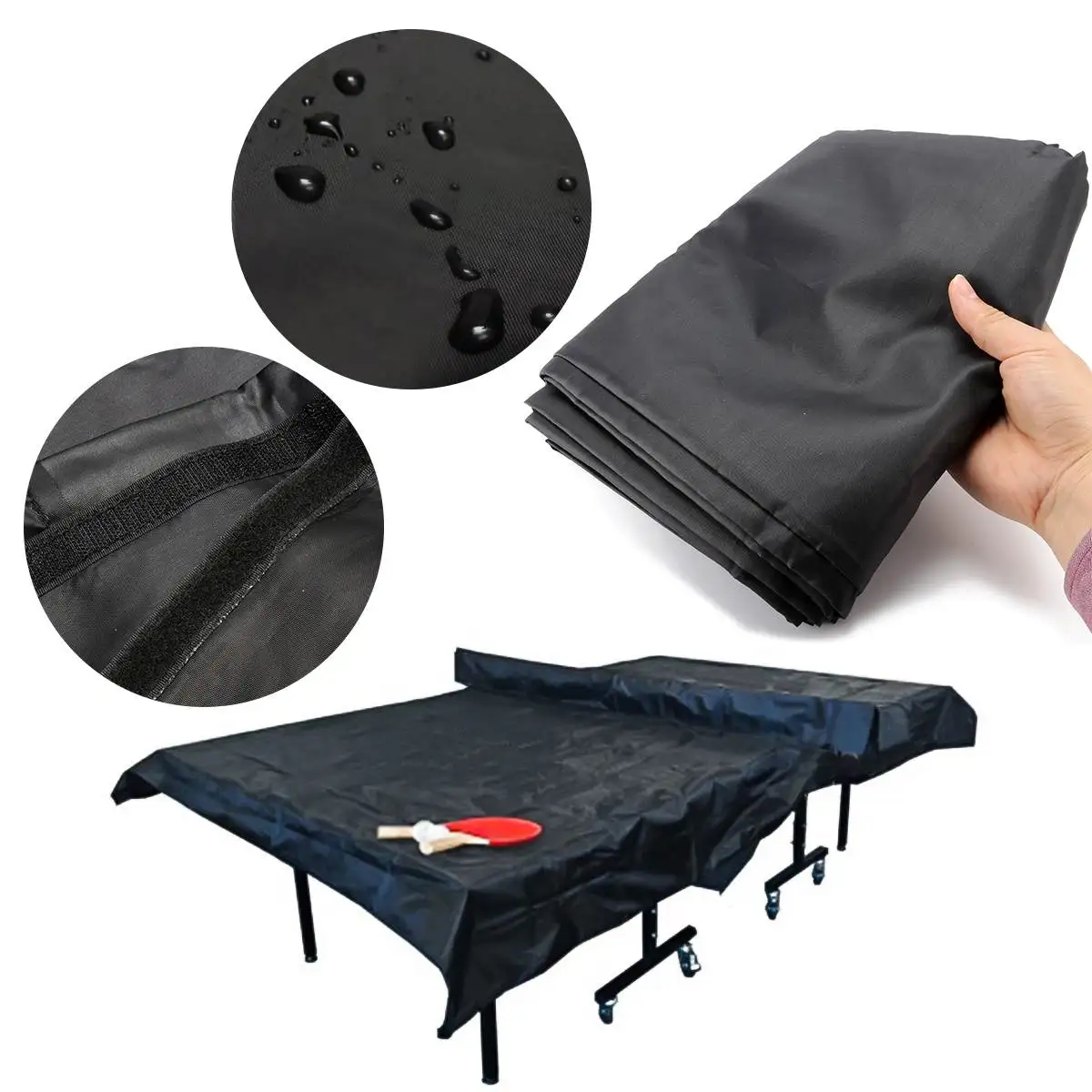 

308x160x16cm Shade Waterproof PingPong Table Storage Cover Folding Table Tennis Sheet Protecter Indoor Outdoor Table Cover