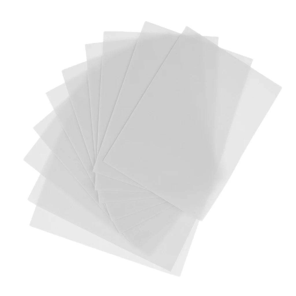 MagiDeal 10 Pieces Plain Blank Practice Skin Sheet for Needle Machine Supply Tattoo Accesories High quanlity