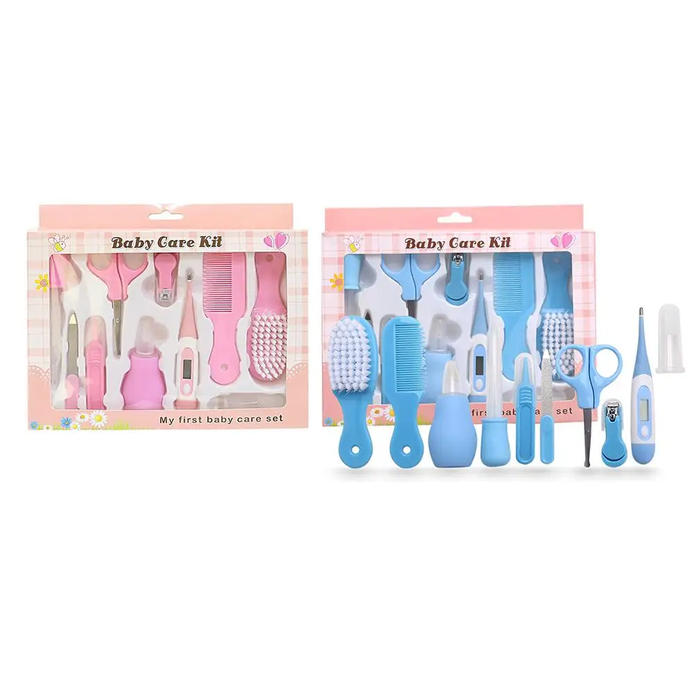 10 Pieces Set Newborn Baby Nail Clipper Set Baby Care Set Washing Nail Tools Health Care Set
