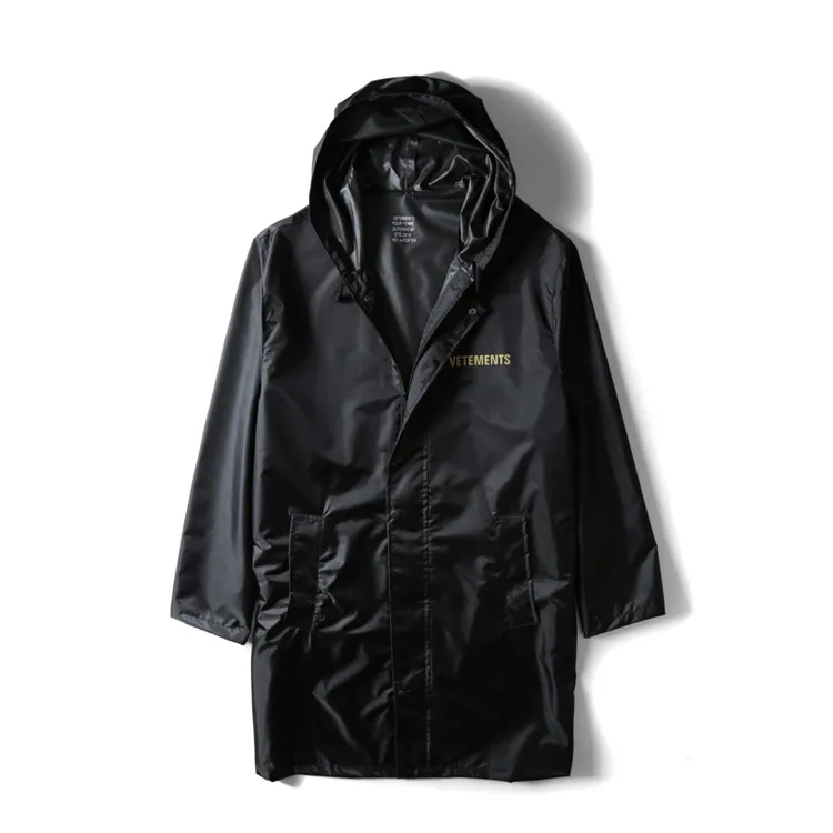 Vete мужские ts DHL куртки для мужчин и женщин один размер плащ верхняя одежда пальто водонепроницаемая ветровка модная повседневная Vete мужская куртка ts