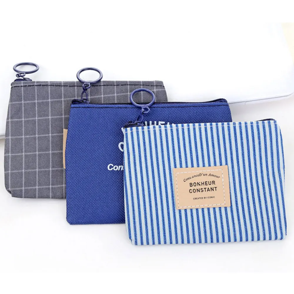 canvas change purse