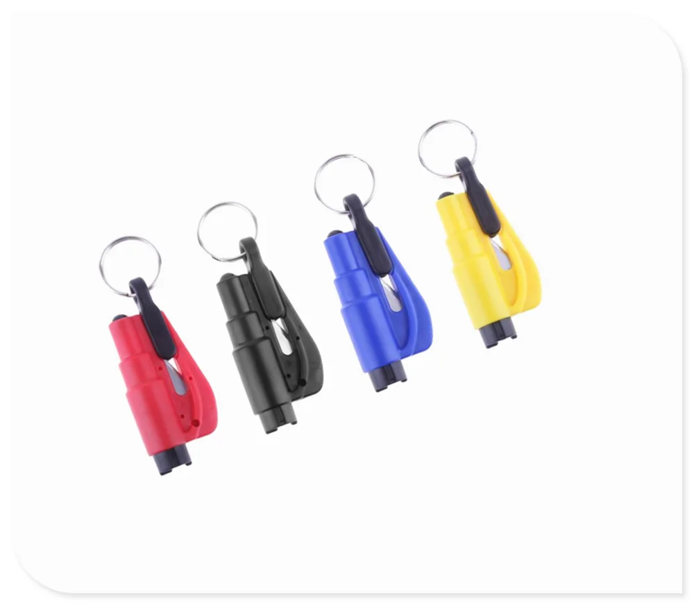 Car Keychain Mini Safety Hammer Lifesaving Escape Personality Wear for BMW i8 Z4 X5 X4 X2 X3 M5 M2 X6 M6 640i 640d