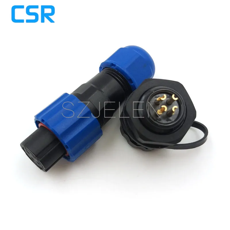 

SD13, IP68 waterproof power 4 pin circular connector, IP68,Soldering Electric Cable Wire Waterproof Connector 4 pin plug socket