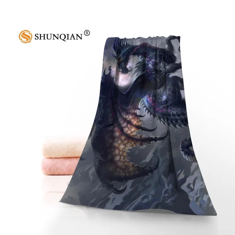

Custom dark dragon Towels Microfiber Fabric Popular Face Towel/Bath Towel Size Print your picture
