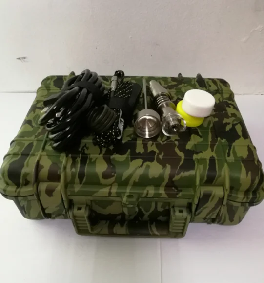 ArmyGreen дерево синий девочка цвет ногти enail набор паровой сухой травы с титановыми