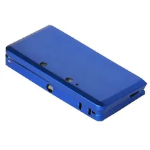 Синий анти-шок жесткий Алюминий металлическая коробка чехол в виде ракушки для nintendo 3DS консоли