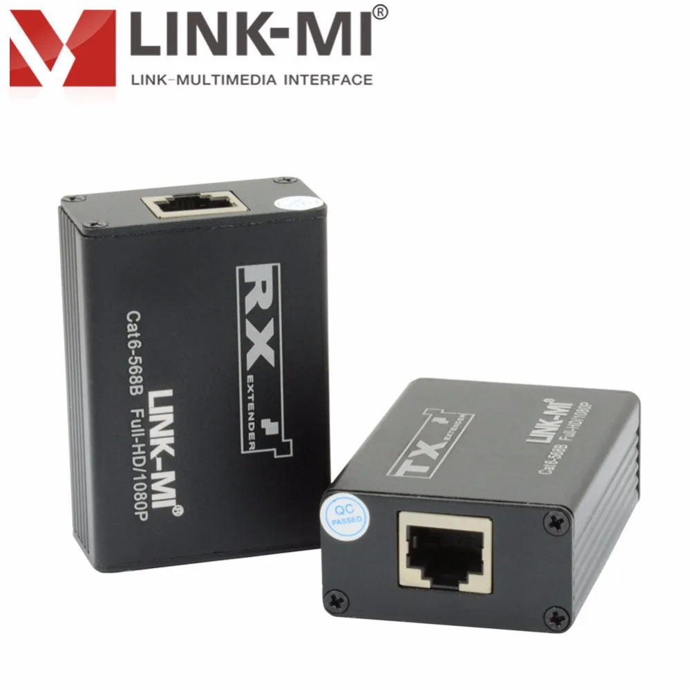 LINK-M 30 м HDMI Extender 1080 P более CAT6 RJ45 Ethernet Plug and play видеомагнитофон