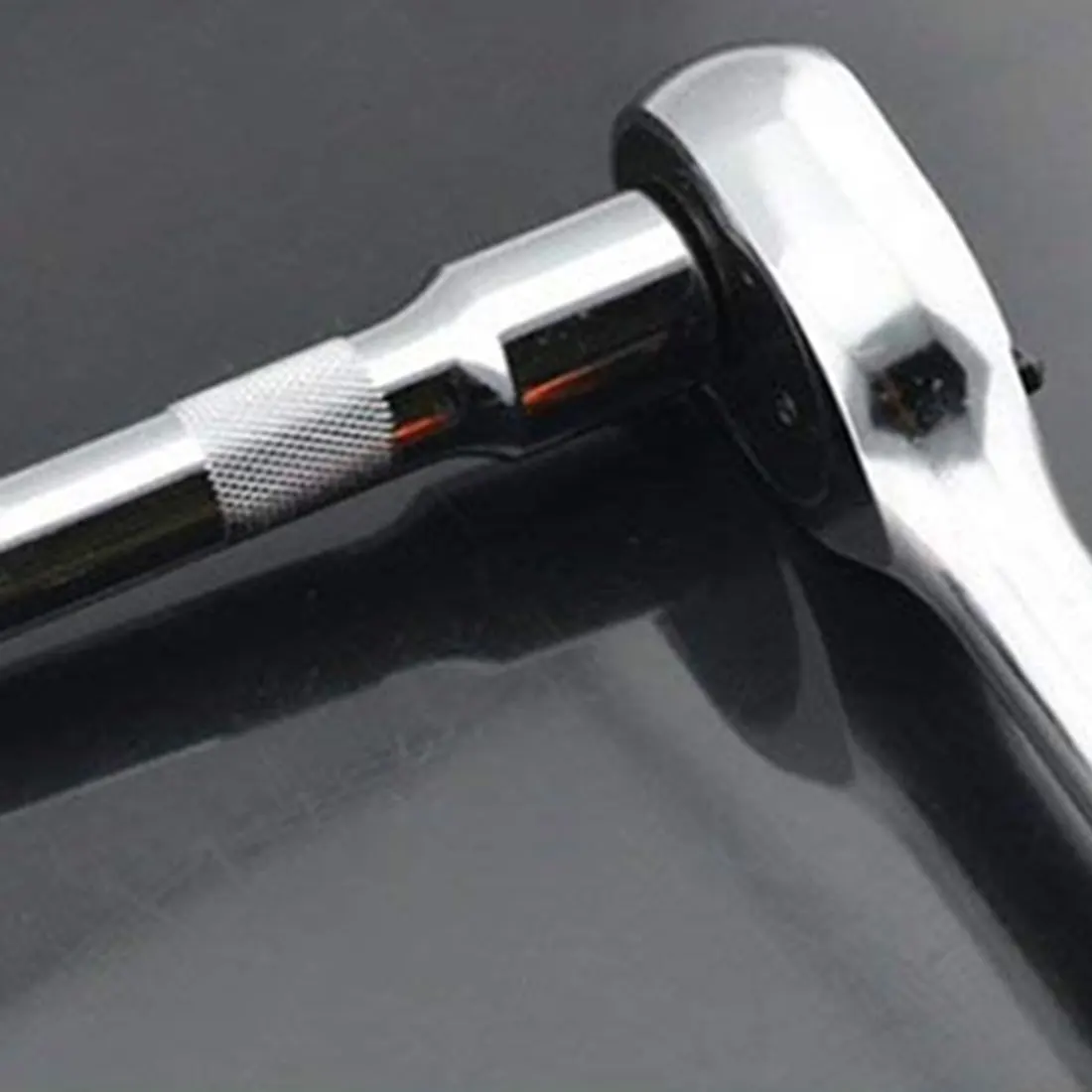 

Hotest Ratchet Wrench Quick Release Single-end Chrome Steel Wrench Plastic Handle Professional Repairing Tool