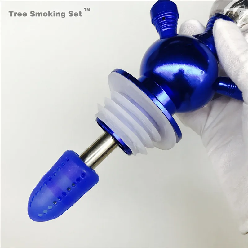

five pcs Smoking Pipe Silencer Noise starbuzz khalil mamoon hookah narguile smoke Muffler Fitting Mute silent Muffler Shisha