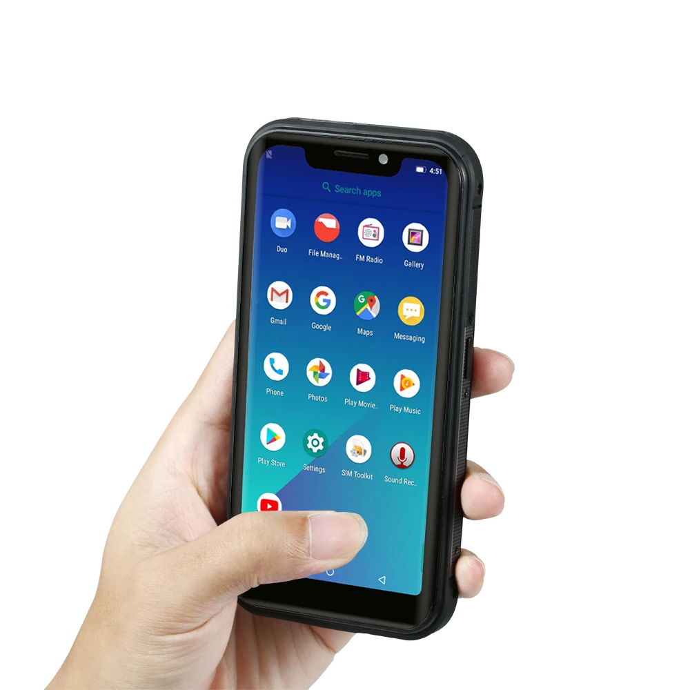 

Guophone Smartphone Real Waterproof Android 8.1 5.5" U-Notch Screen Quad Core 2+16GB 3G 4G LTE 5000mah Rugged Outdoor Cellphone