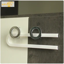 10 шт. защиты детей Блокировка Детская безопасность блокировка ящика двери шкафа шкаф Multi-Функция замок безопасности